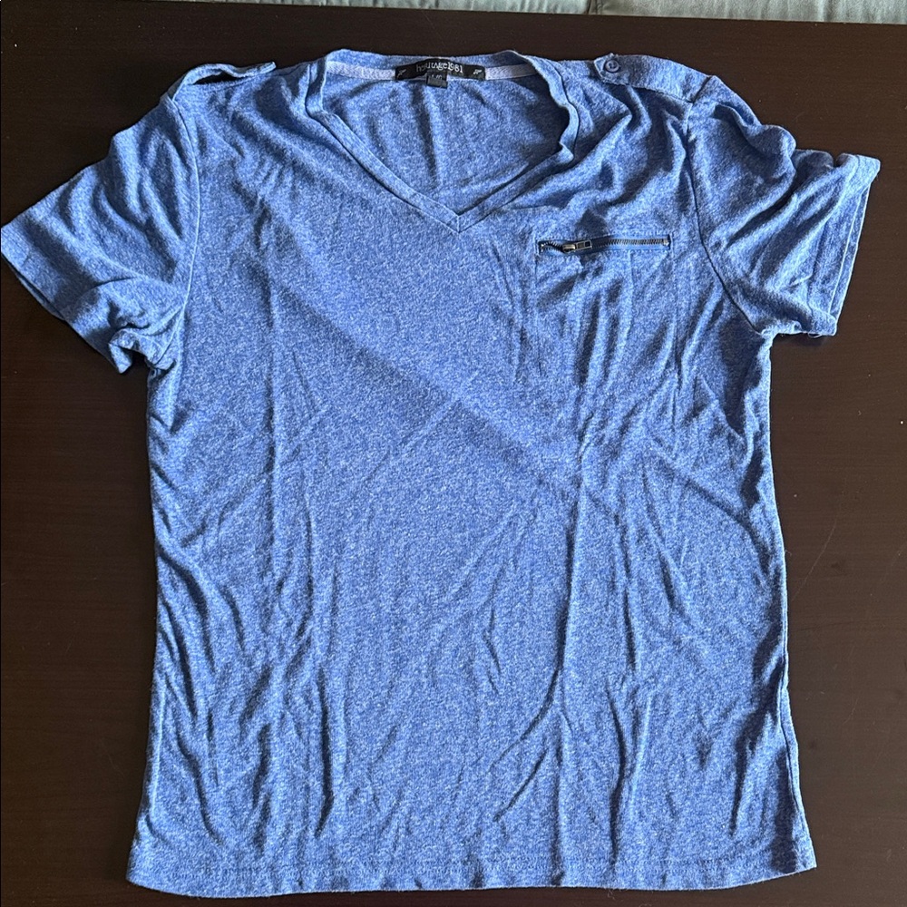 Heritage 1981 Heather Blue V-Neck Tee